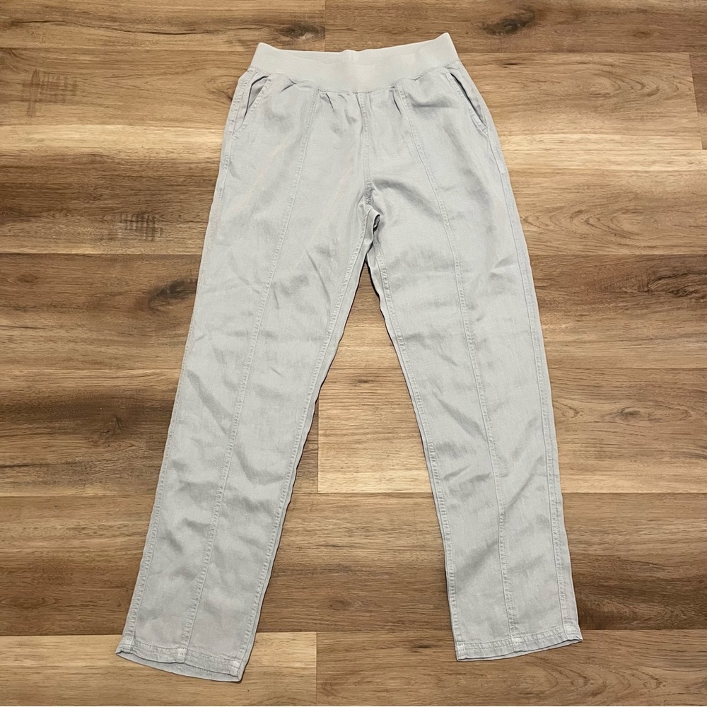 Faherty pants blue linen blend women’s size small